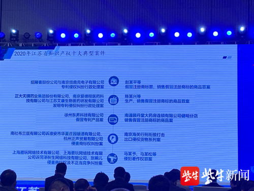 江苏发布2020年知识产权十大典型案件